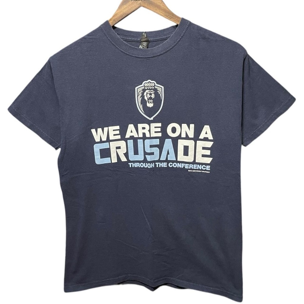 Lincoln University Crusaders college sports short sleeve crewneck casual T-shirt